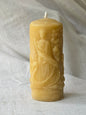 Snow Queen Pillar | Beeswax Candle