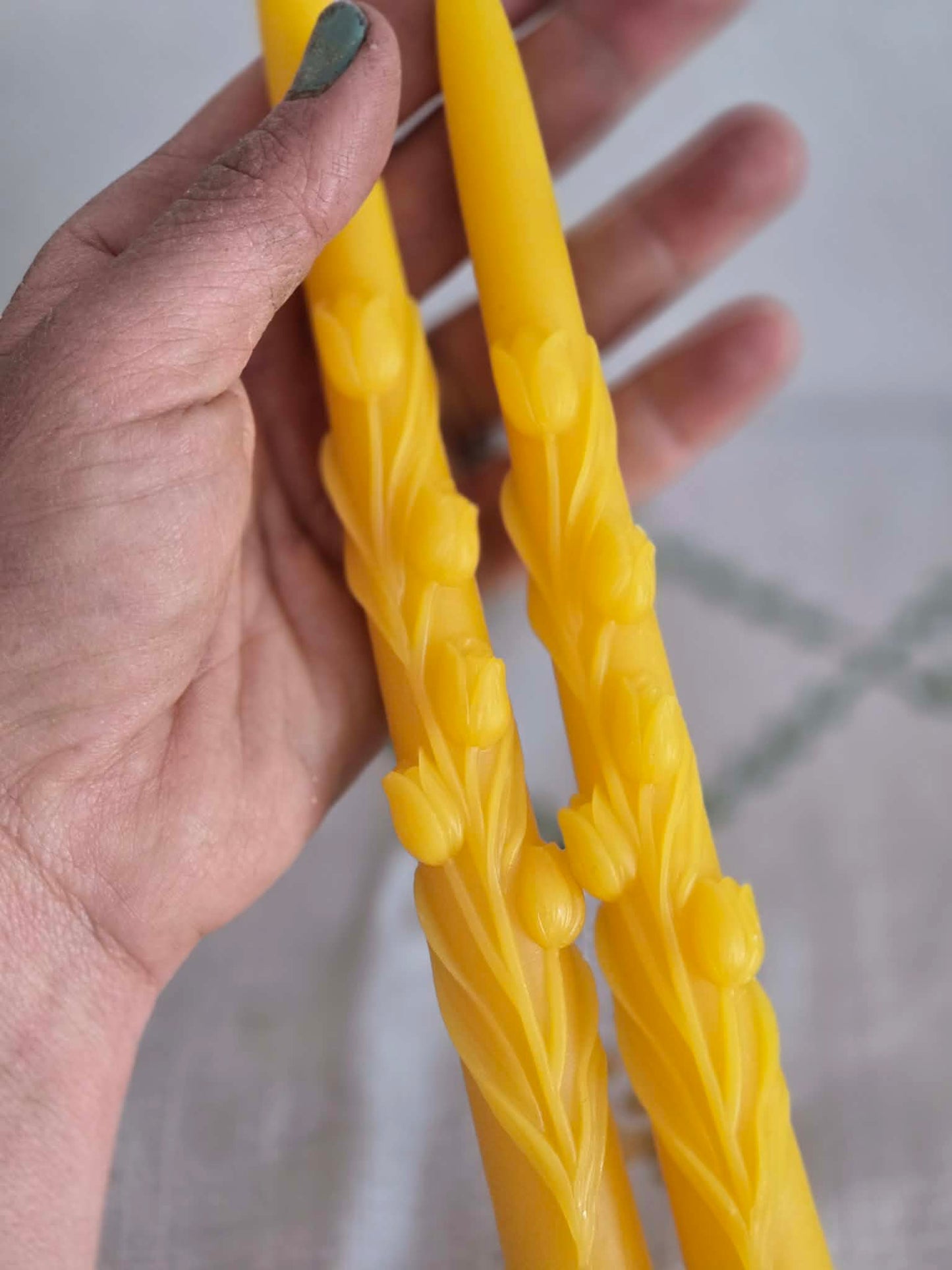 Petite Bouquet Taper - Set of 2 | Beeswax Candles