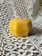 Hexagon Block Votive | Geometric Beeswax Candle