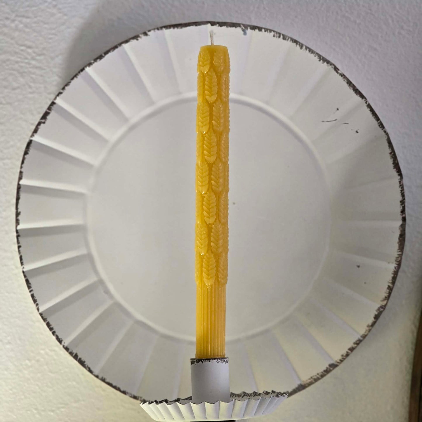 Eternal Wheat Tapers - Set of 2 | Beeswax Candles