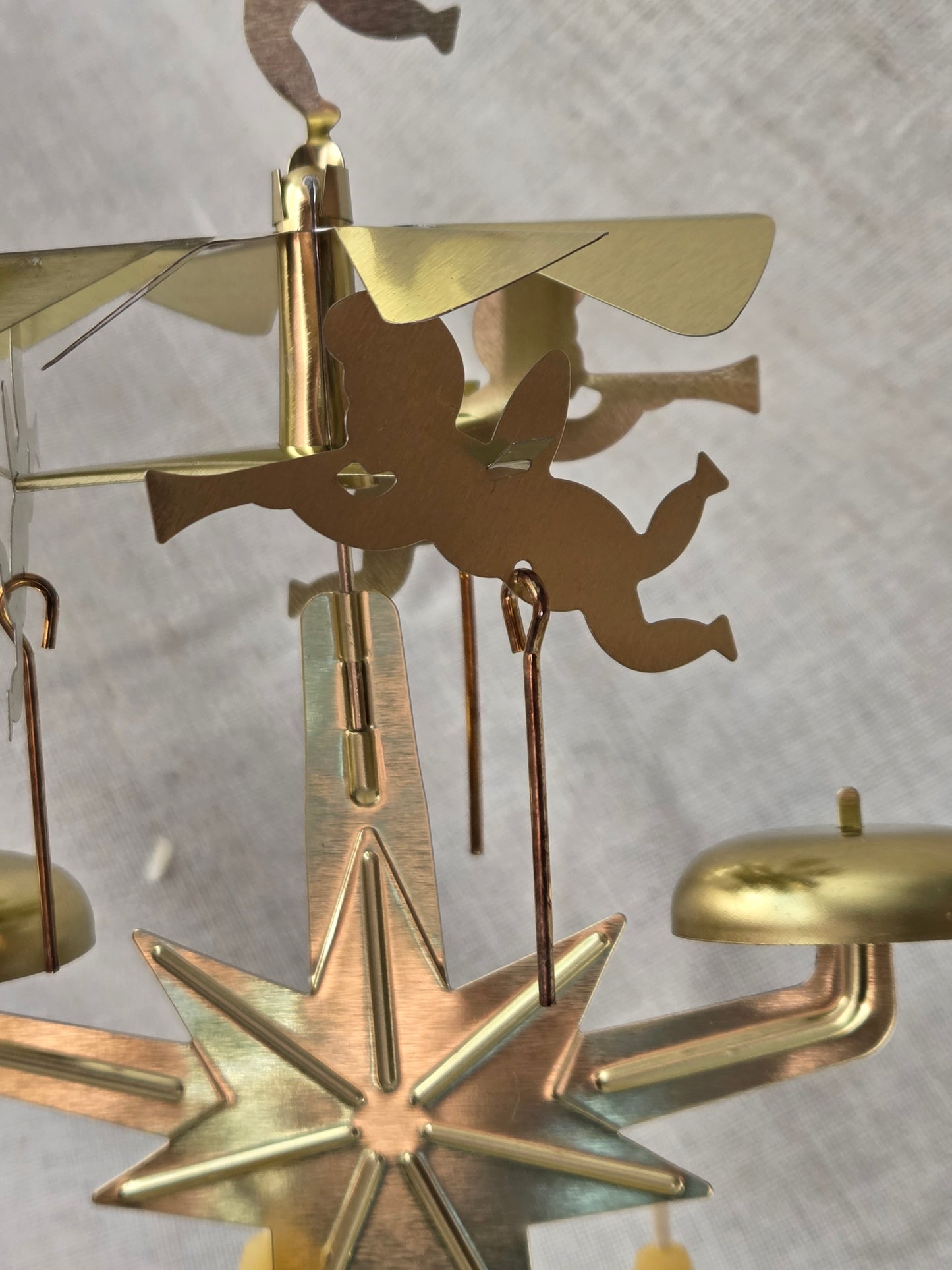 Angel Bells Chime Candle Carousel | Holiday Candle Spinner