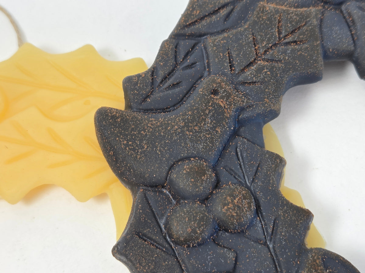 Turtledove Wreath | Beeswax Ornament