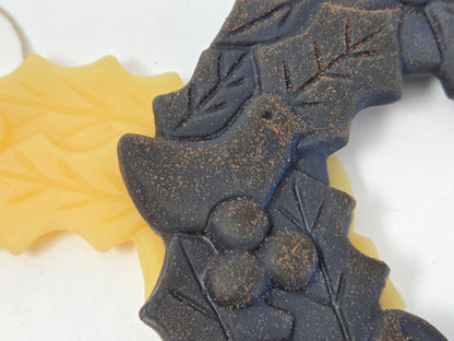Turtledove Wreath | Beeswax Ornament