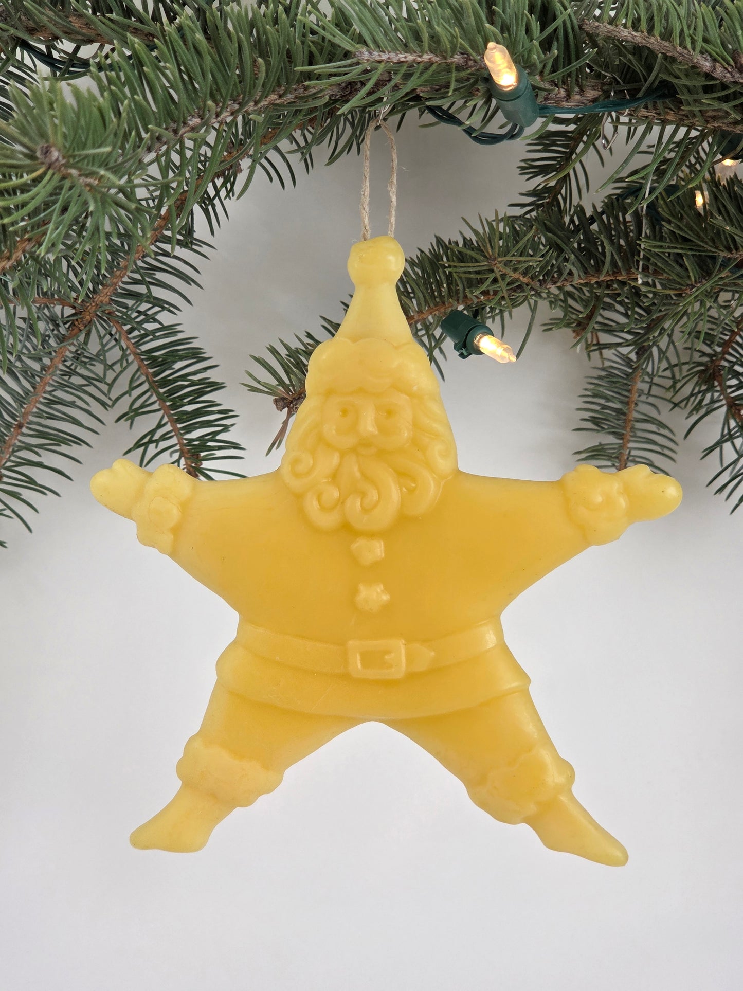 Star Santa | Beeswax Ornament