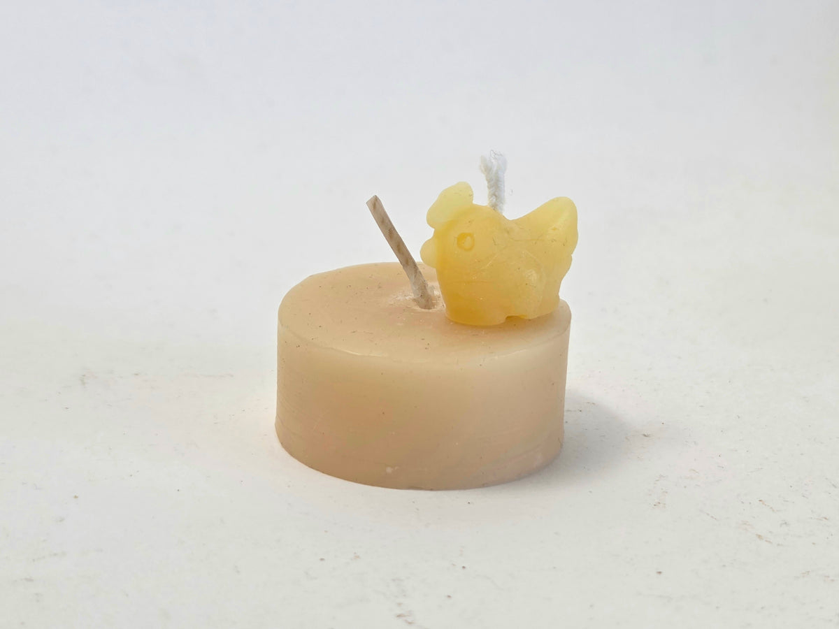 Bitty Chicken | Tiny Beeswax Candle