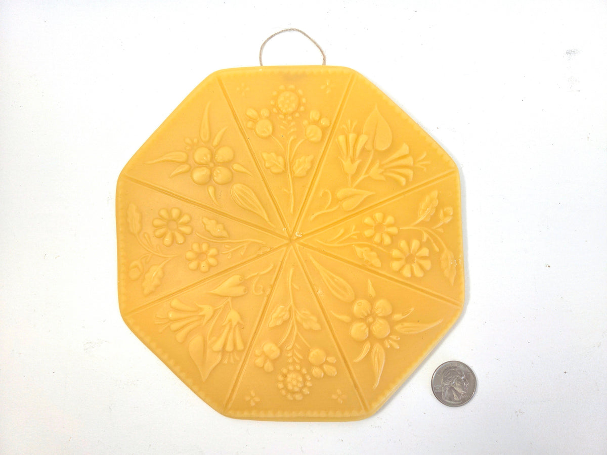 Wildflower Field | Beeswax Ornament / Wall Plaque