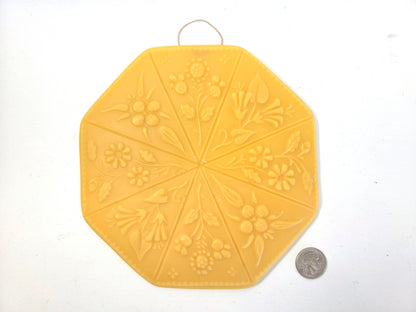Wildflower Field | Beeswax Ornament / Wall Plaque