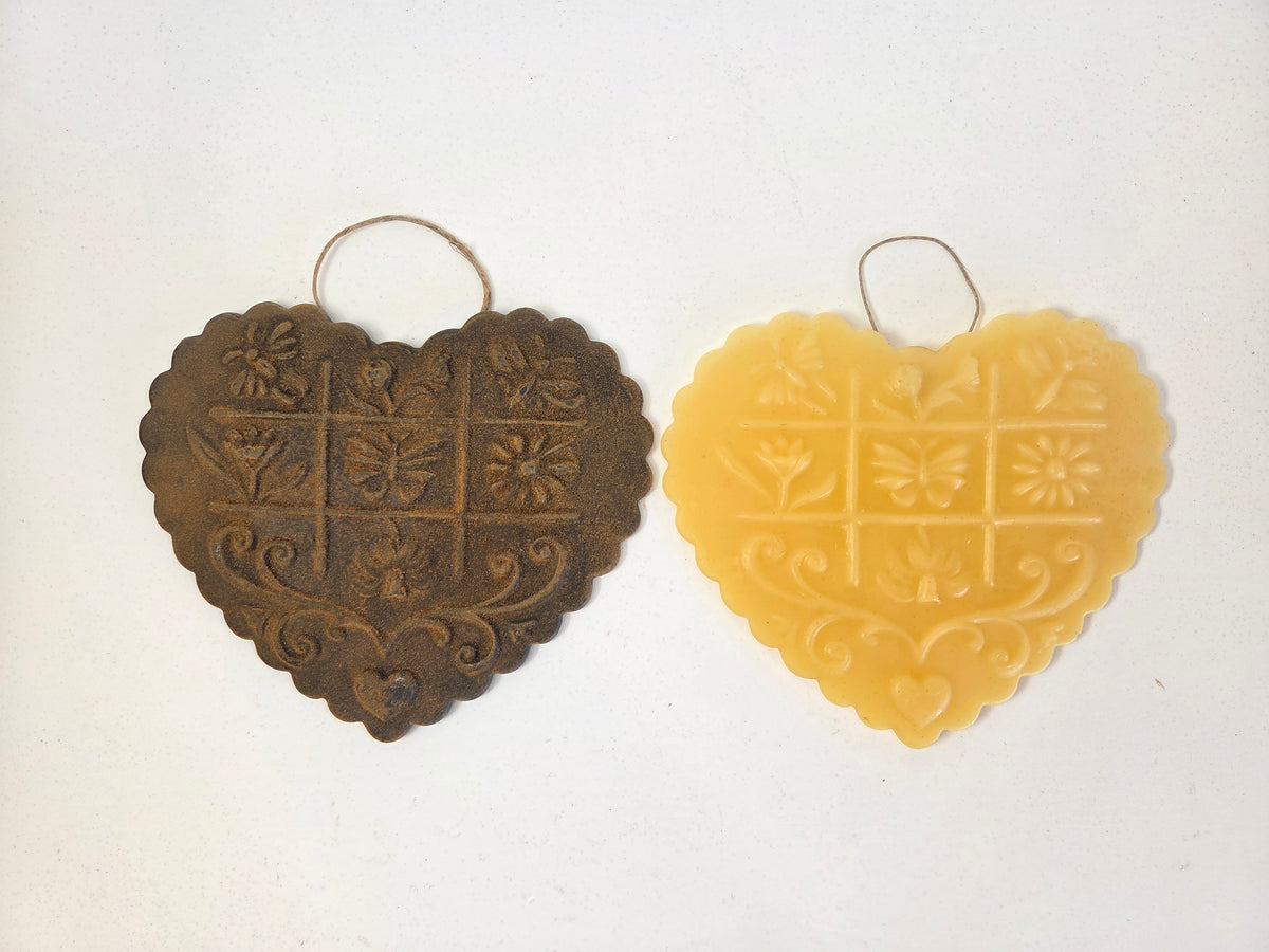 Spring Blessings Heart | Beeswax Ornament