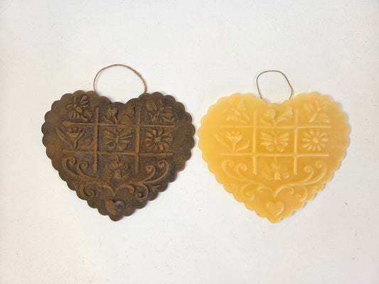 Spring Blessings Heart | Beeswax Ornament