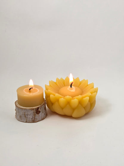 You Are My Sunshine Sunflower | Beeswax Candle
