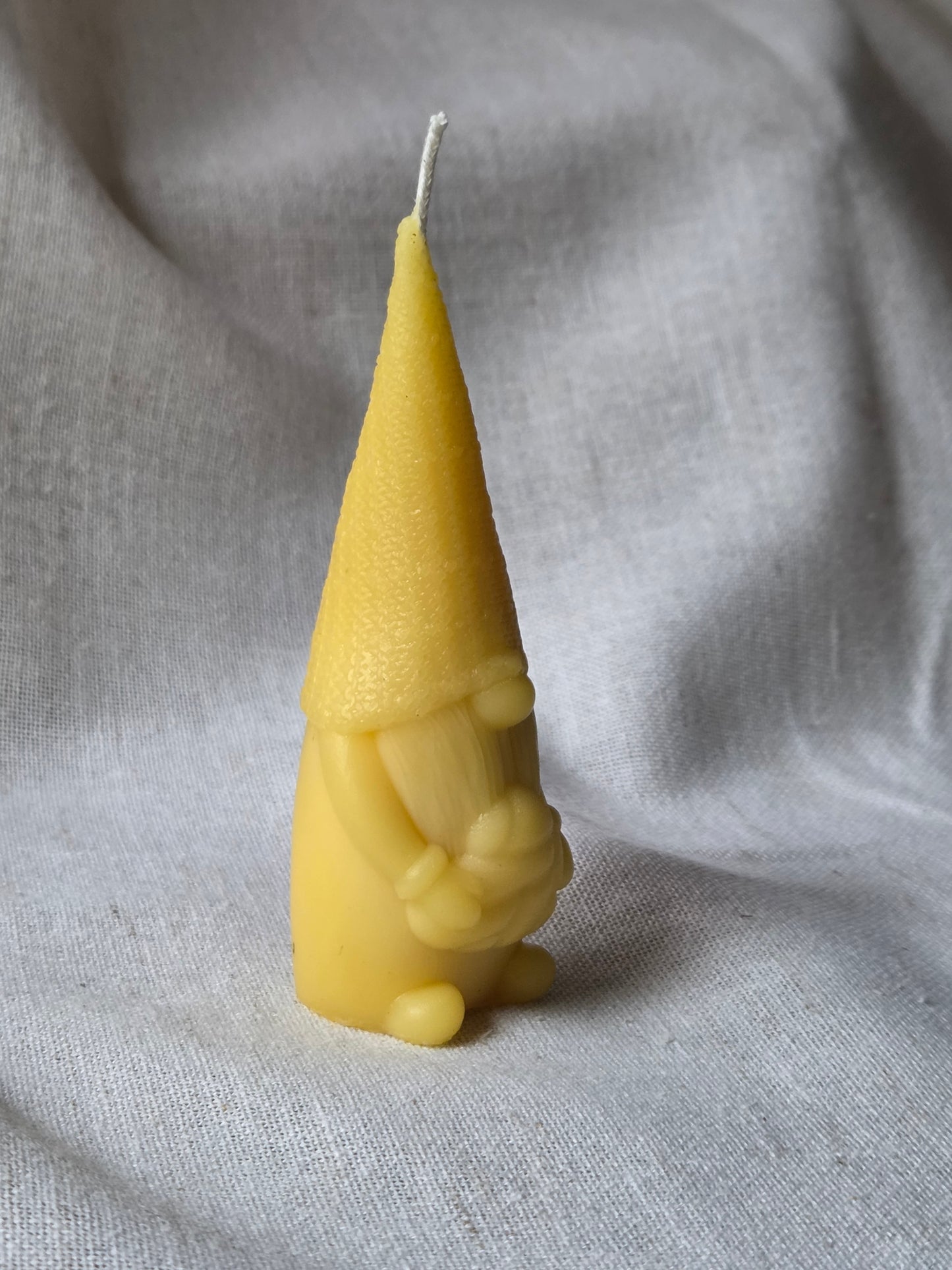 Heart Gnome | Beeswax Candle