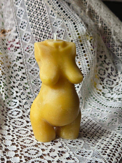 Pregnant Woman - 2 Sizes | Beeswax Candle