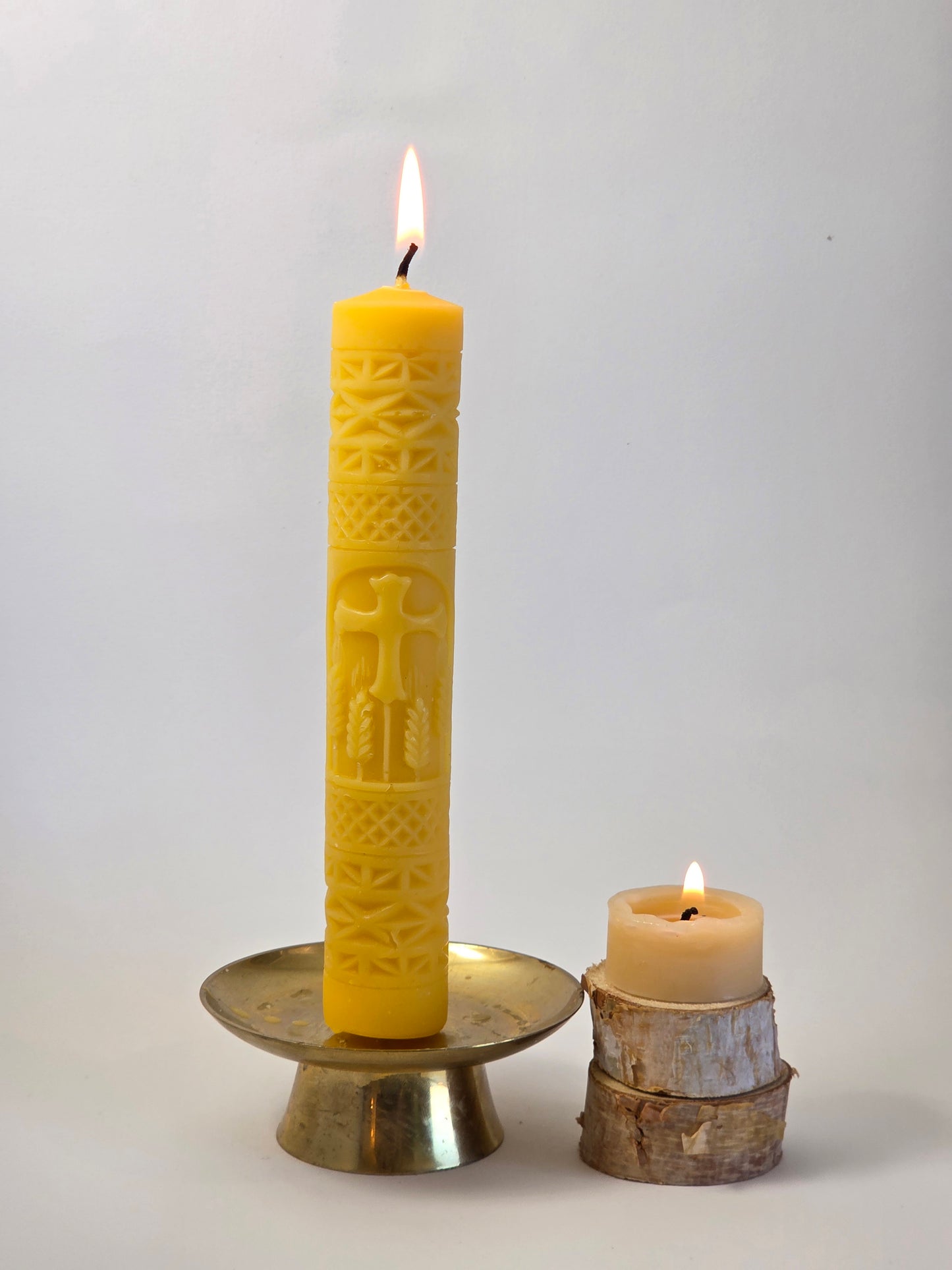 Lord of the Harvest Pillar | Beeswax Candle