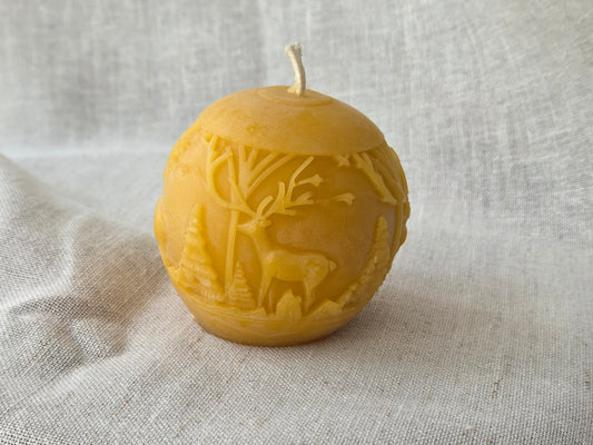 Stag Ball | Beeswax Candle