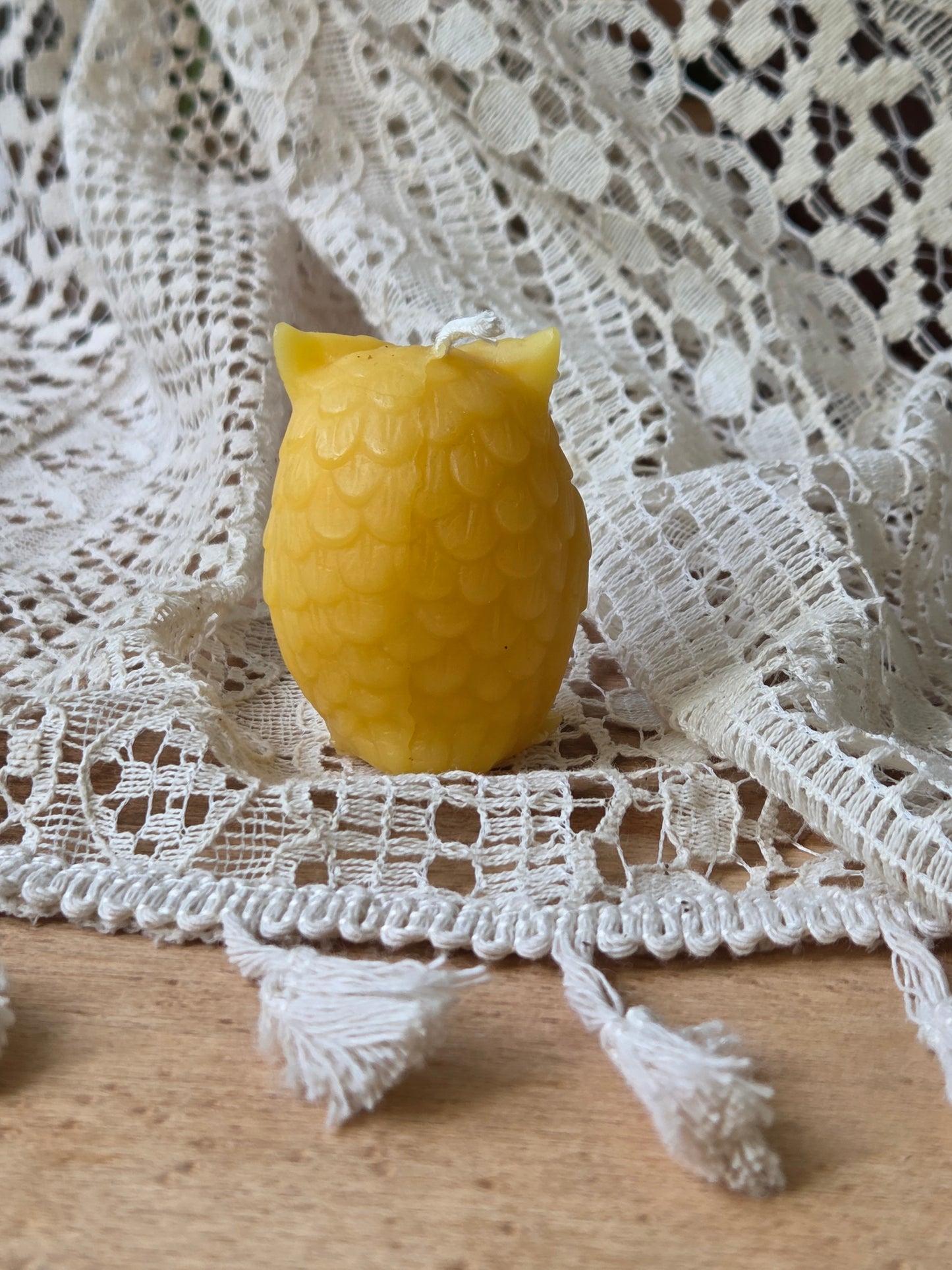 Owl Votive, Set of 2 | Beeswax Candle