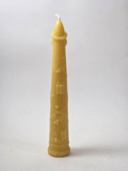 Holiday Spirit Cone | Beeswax Candle