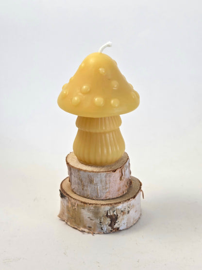 Marvelous Mushroom | Beeswax Candle