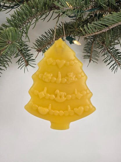 Candlelit Christmas Tree | Beeswax Ornament