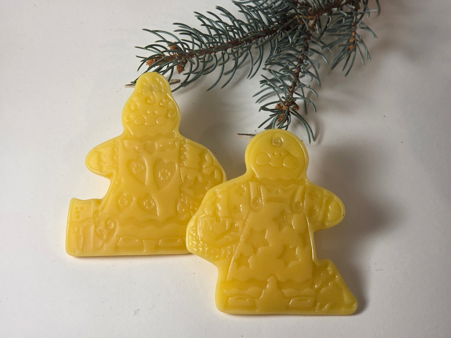 Ginger and Bradley Set | Beeswax Ornaments