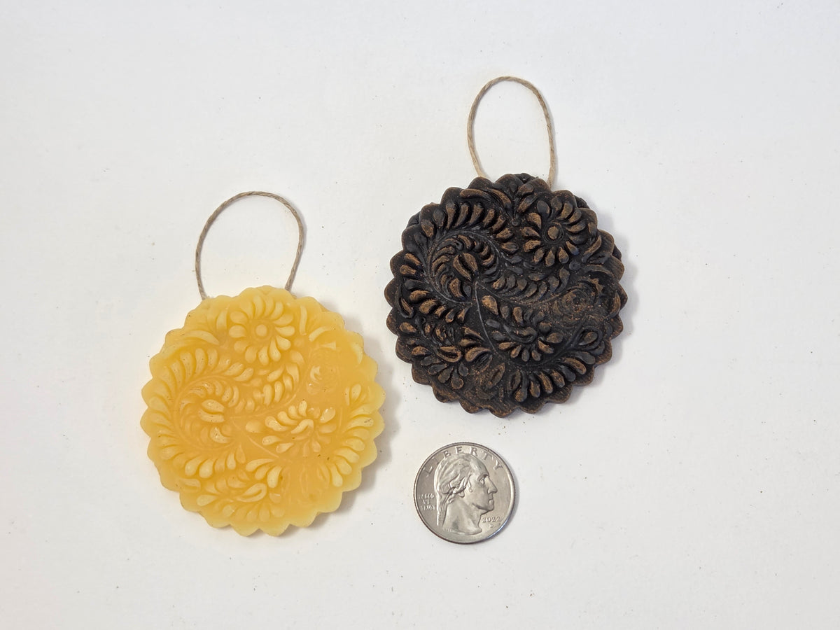 Chicken Medallion | Beeswax Ornament