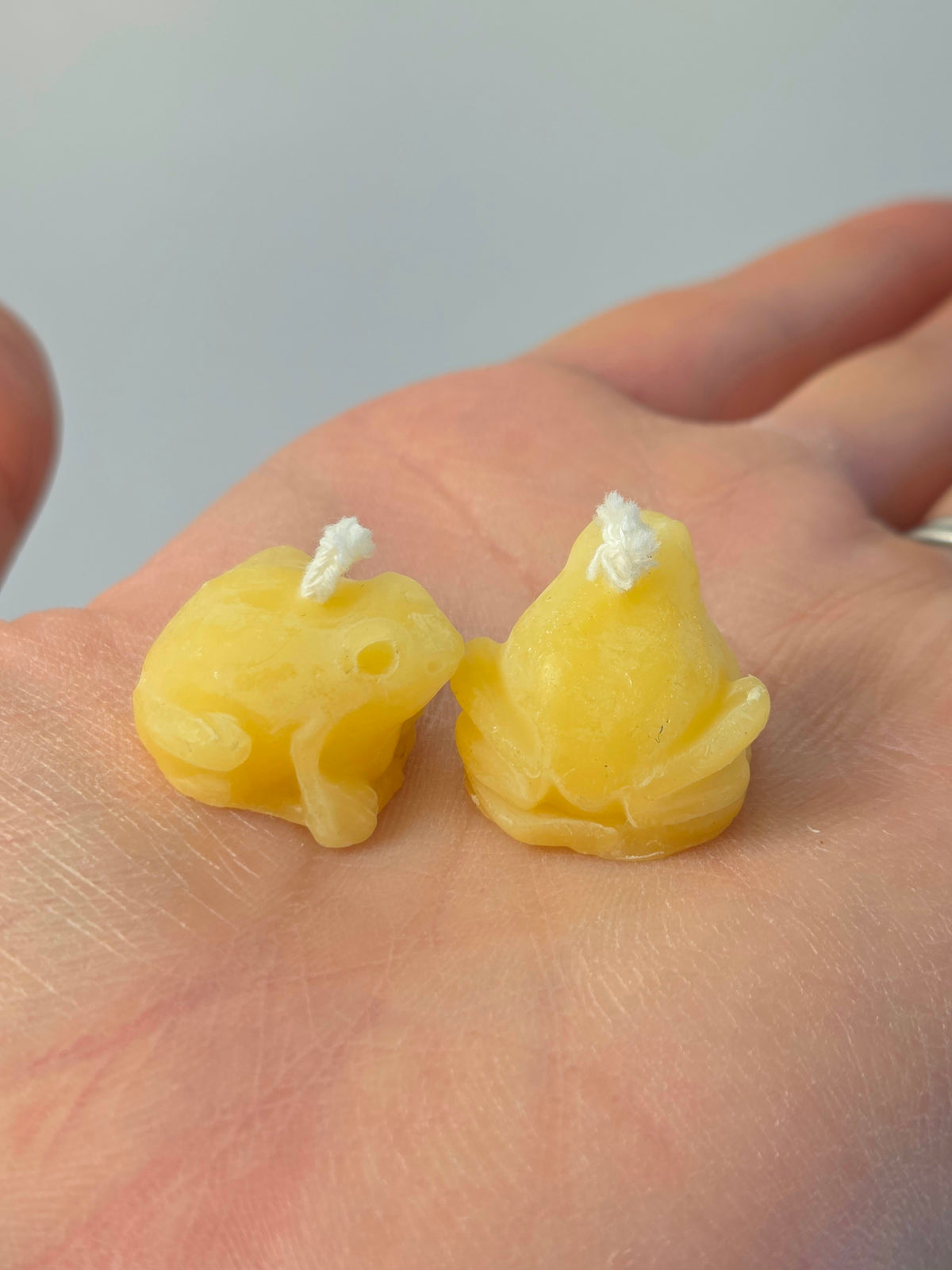 Bitty Frog | Tiny Beeswax Candle