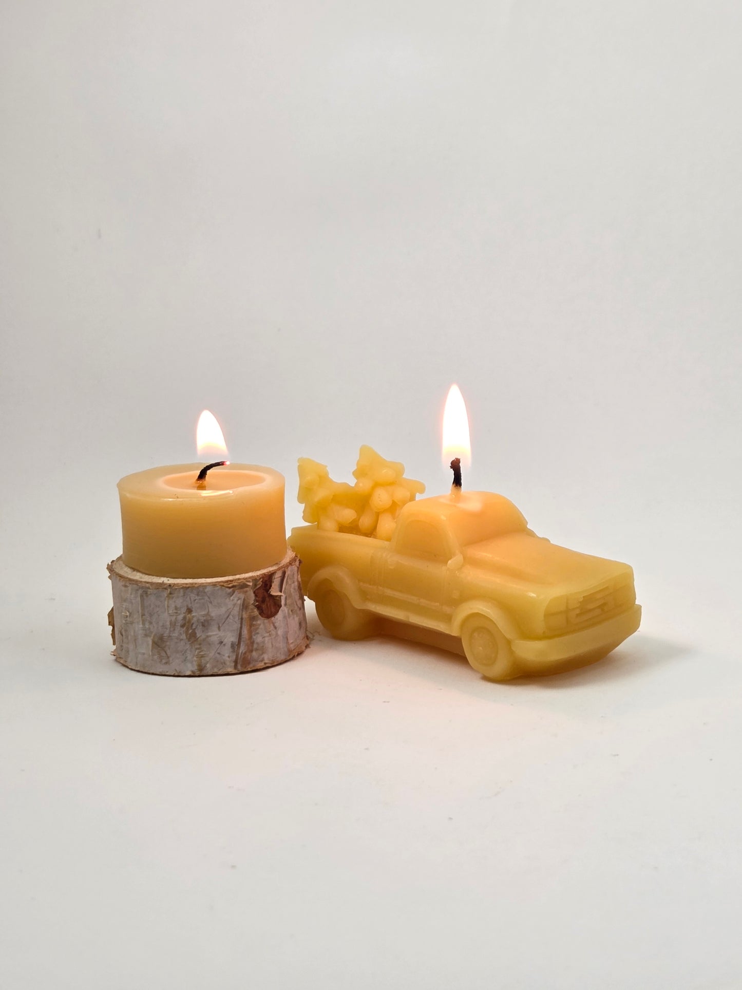 Little Red Truck | Beeswax Candle