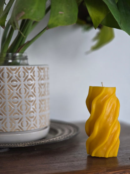 Ebb & Flow Pillars | Beeswax Candles