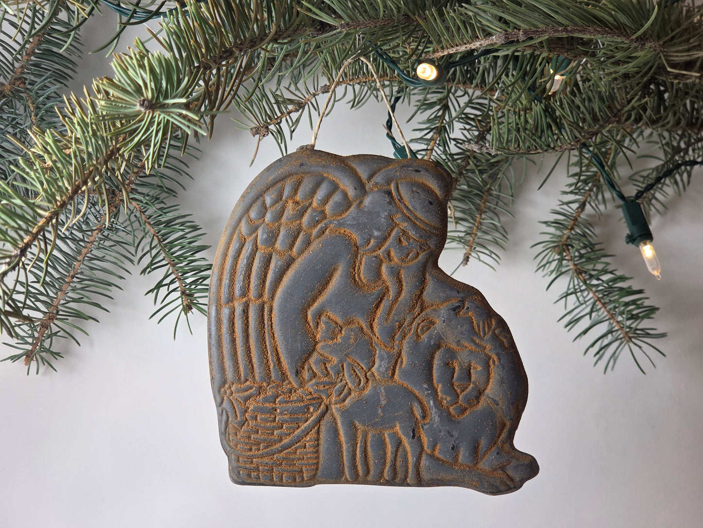 The Lion and the Lamb | Beeswax Ornament