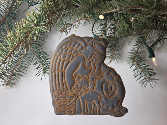 The Lion and the Lamb | Beeswax Ornament