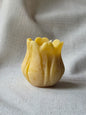 Amish Carved Flower | Floral Beeswax Candle