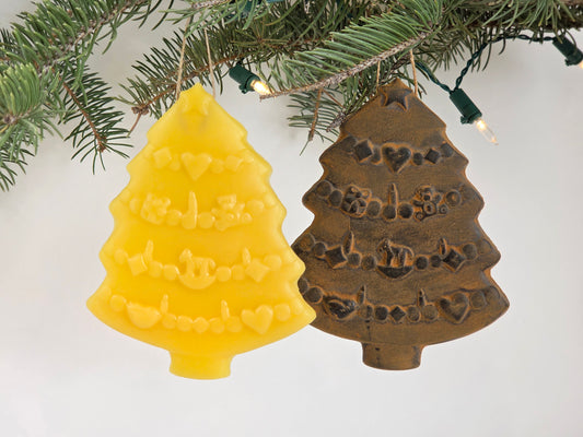 Candlelit Christmas Tree | Beeswax Ornament