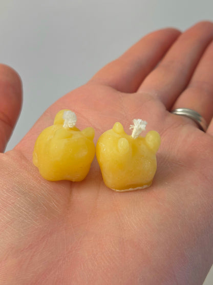 Bitty Kitty | Tiny Beeswax Candle