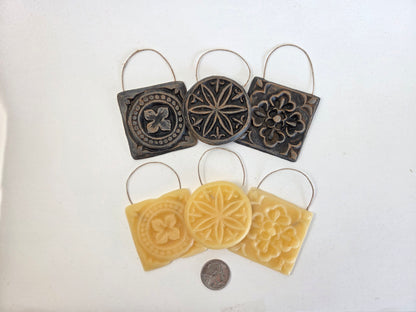 Pioneer Seal - Set of 3 | Beeswax Ornaments