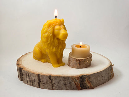 African Lion | Beeswax Candle