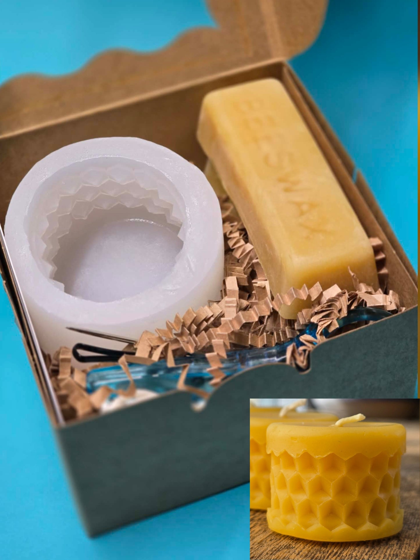Complete Candle DIY Kit - Honey Cake