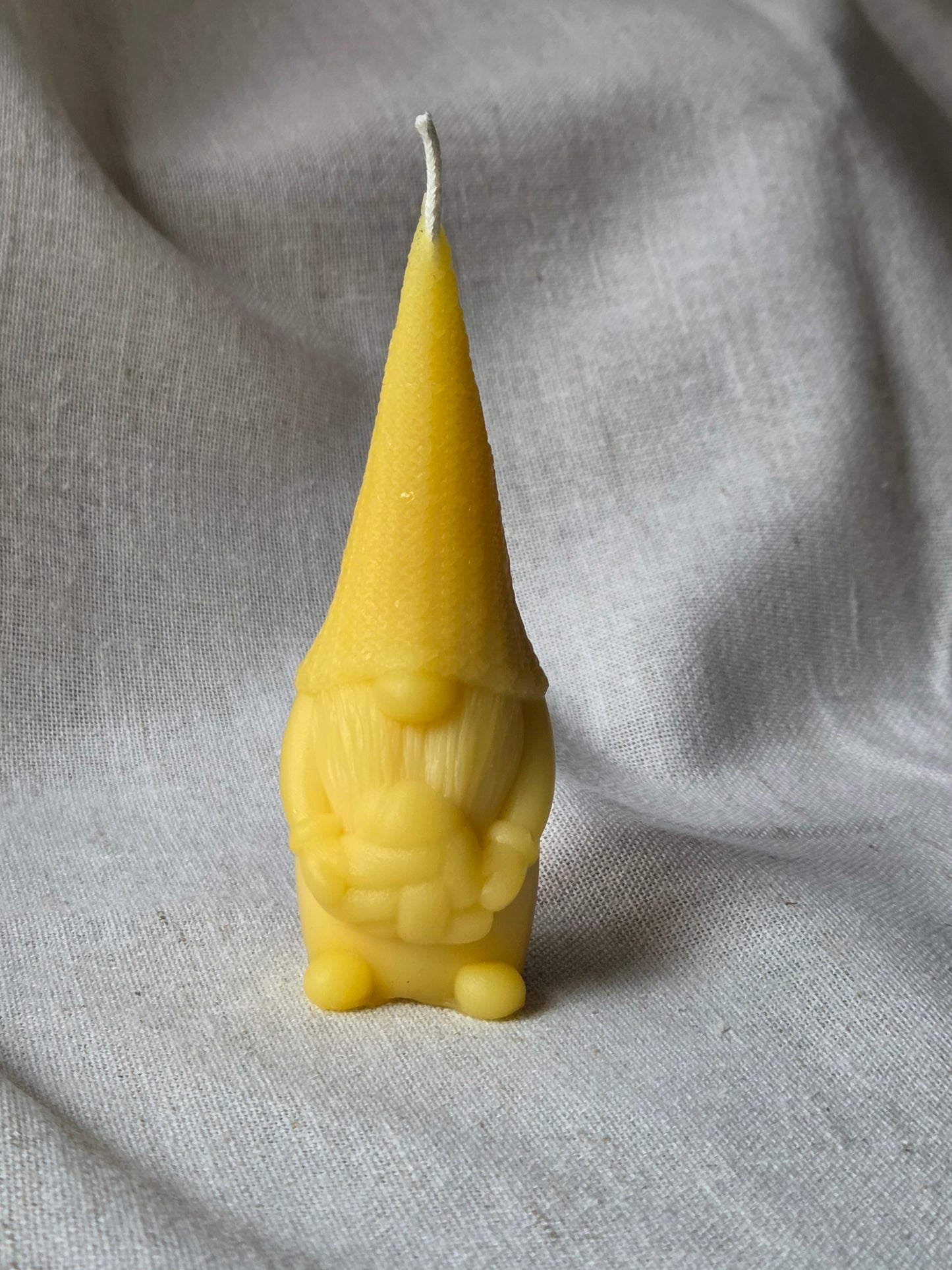 Heart Gnome | Beeswax Candle