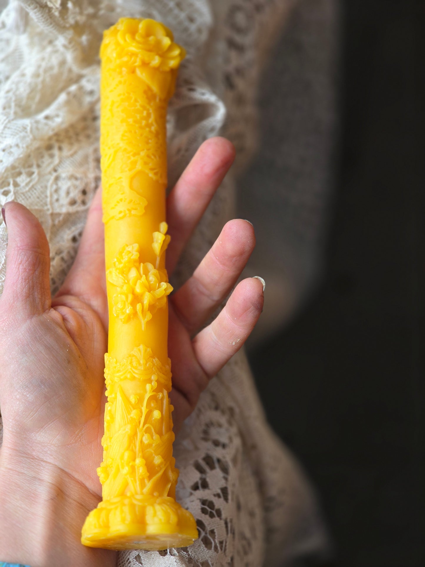Sacred Ceremonies Pillar | Beeswax Candle