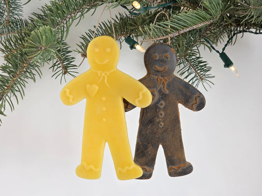 Gingerbread Man, Large | Beeswax Ornament