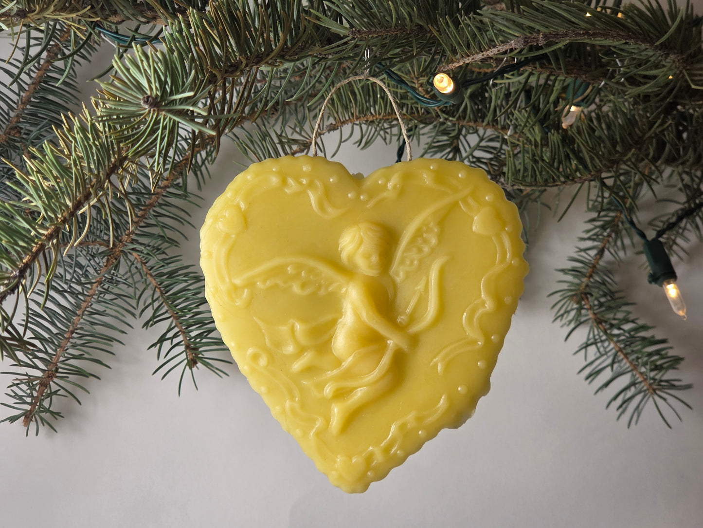 Cupid Heart | Beeswax Ornament