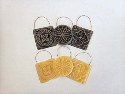 Pioneer Seal - Set of 3 | Beeswax Ornaments