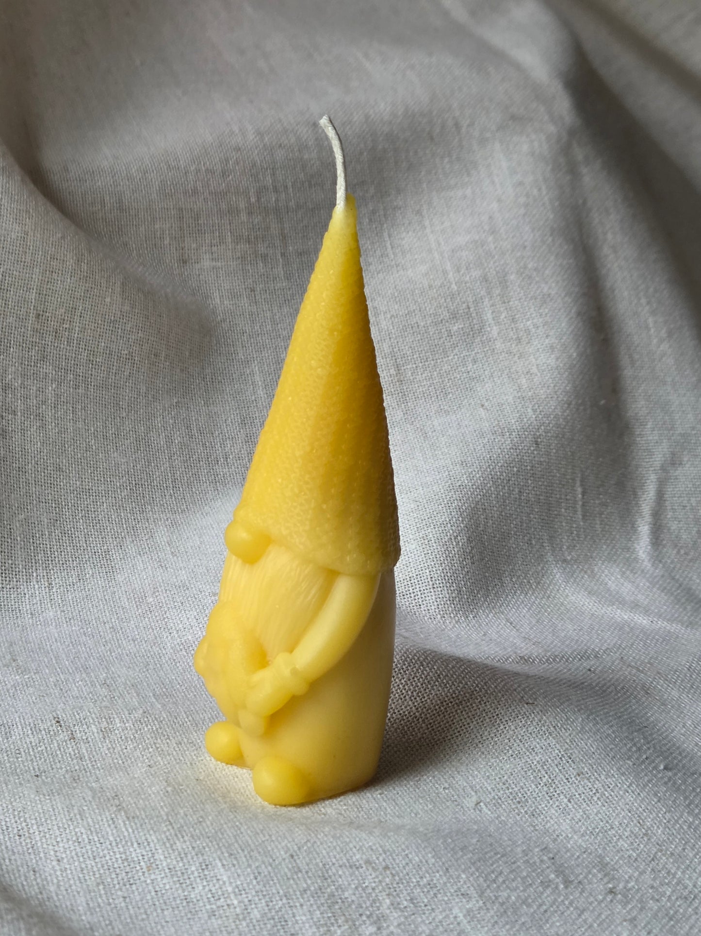 Heart Gnome | Beeswax Candle