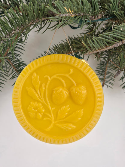 Wild Strawberries | Beeswax Ornament