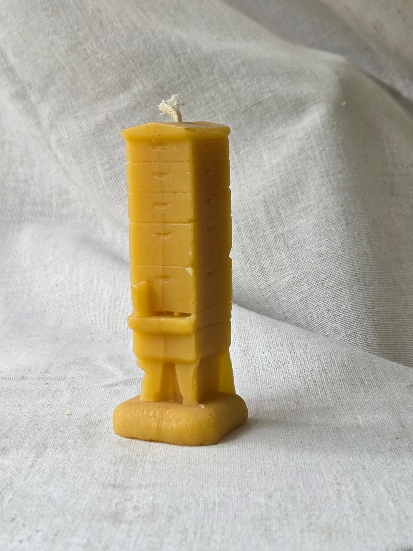 Modern Beehive | Langstroth Hive Beeswax Candle