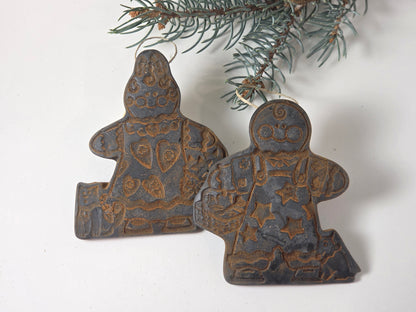 Ginger and Bradley Set | Beeswax Ornaments