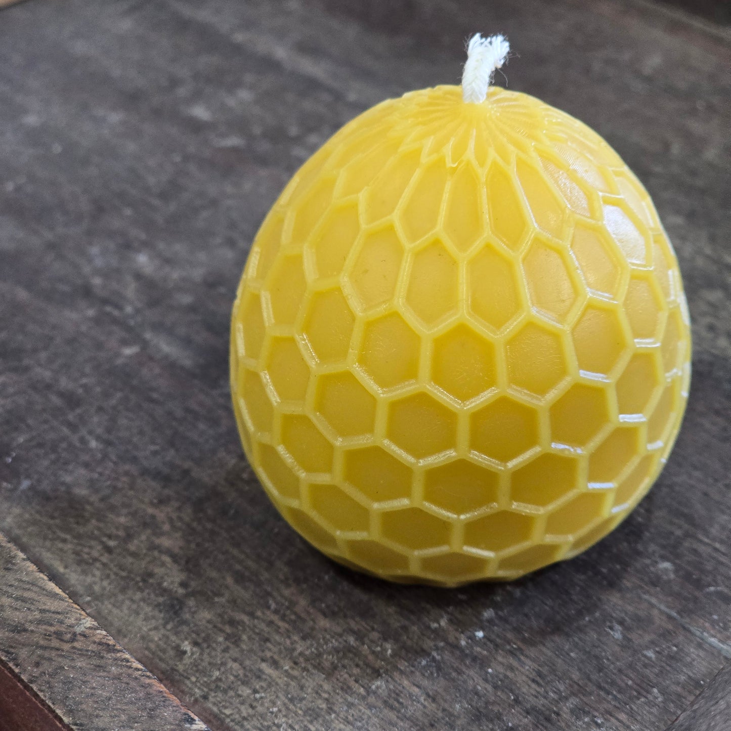 Honeycomb Egg | Beeswax Candle