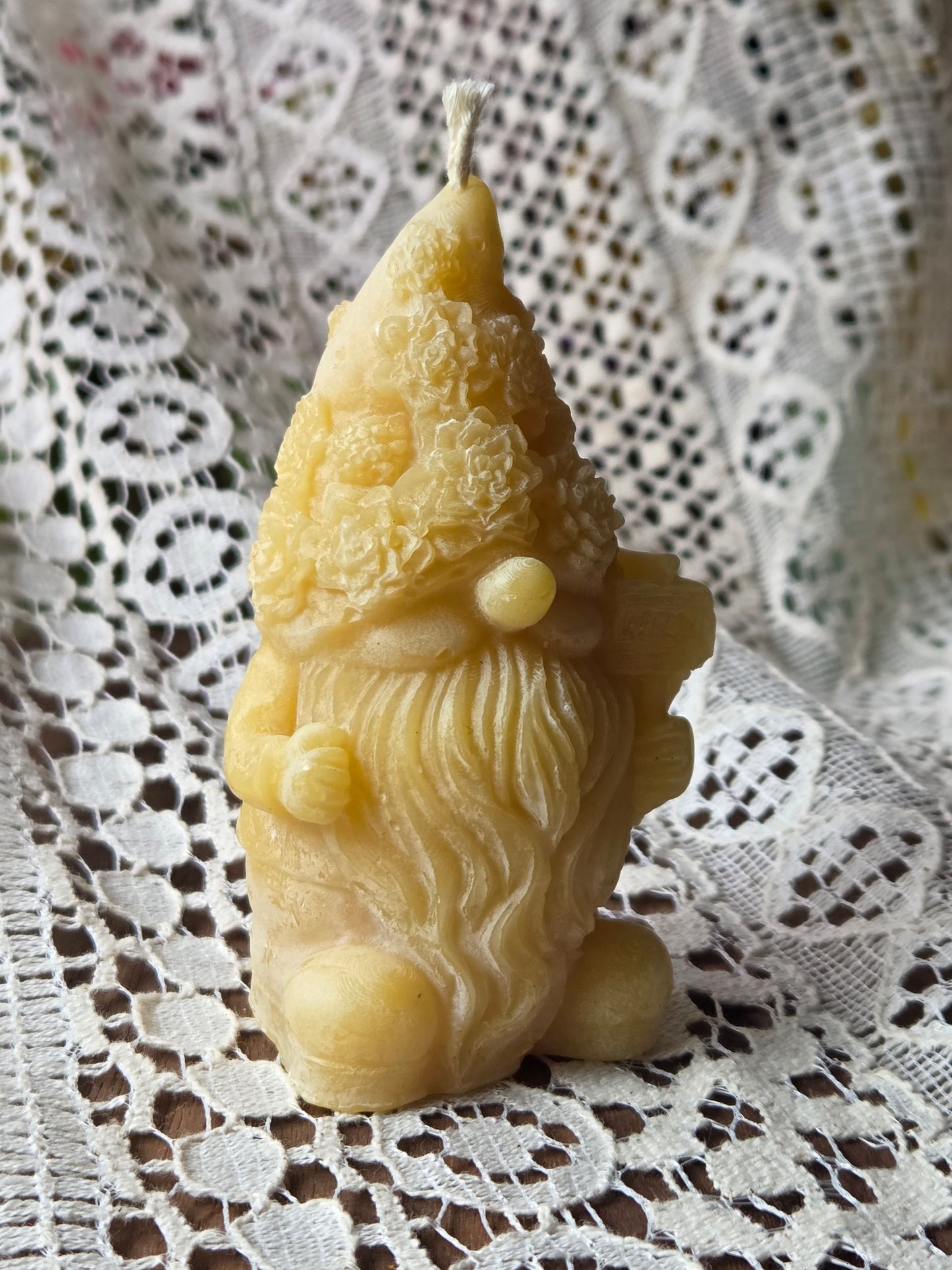 Gardener Gnome | Beeswax Candle
