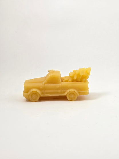 Little Red Truck | Beeswax Candle