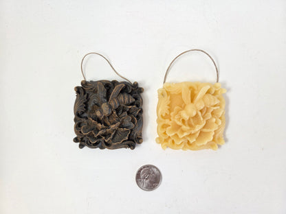 Peony Bee | Beeswax Ornament