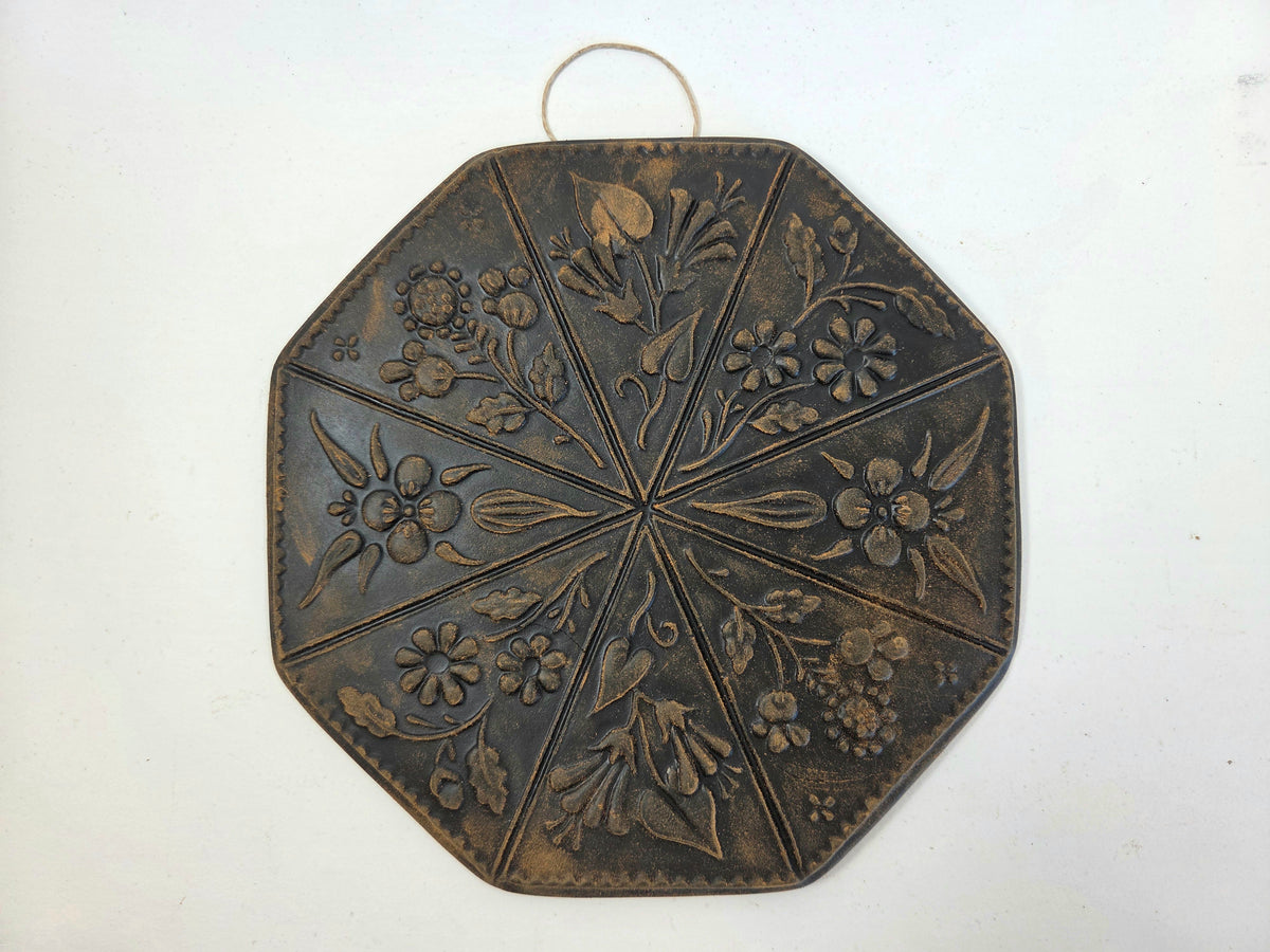 Wildflower Field | Beeswax Ornament / Wall Plaque
