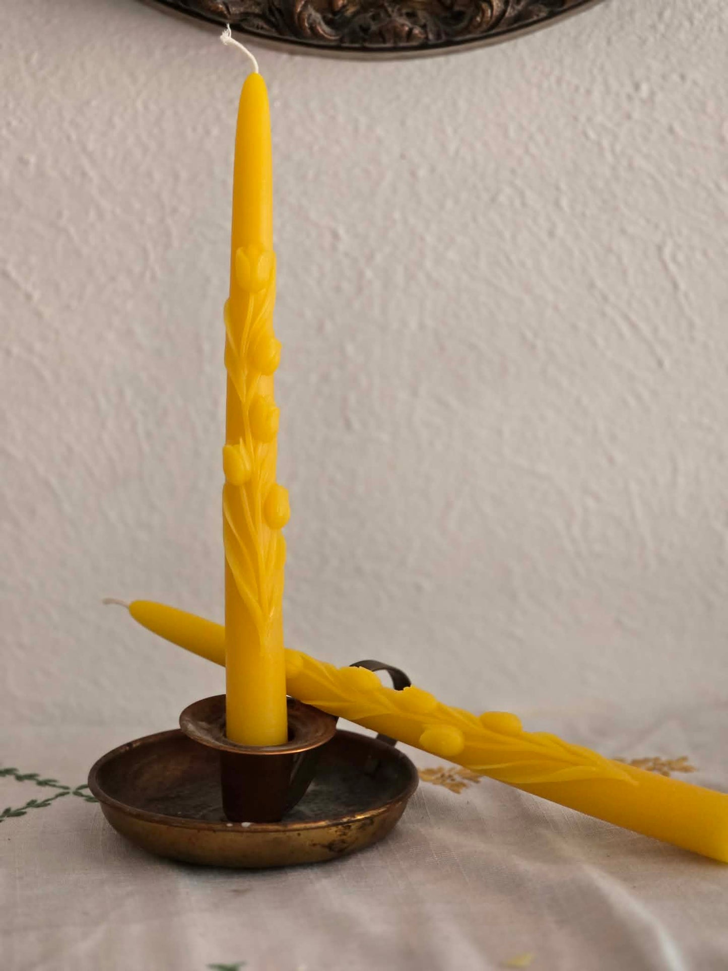 Petite Bouquet Taper - Set of 2 | Beeswax Candles